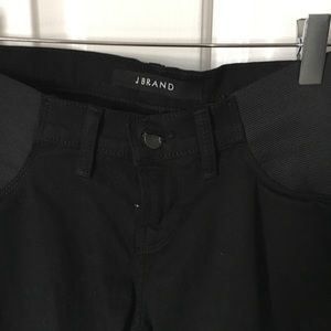 JBrand Mama J black maternity jeans.  Size 26.